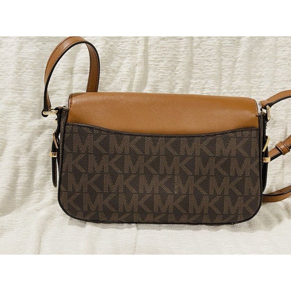 NwT Michael Kors Bedford Legacy Large Leather Flap Crossbody 38F2G06C7L - Picture 2 of 4